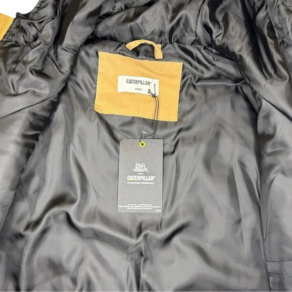 Caterpillar CAT Men’s WWR Ripstop Smock Camel Jacket Small - Picture 4 of 11